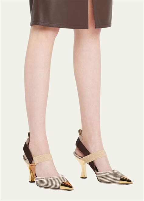 fendi colibri slingback.